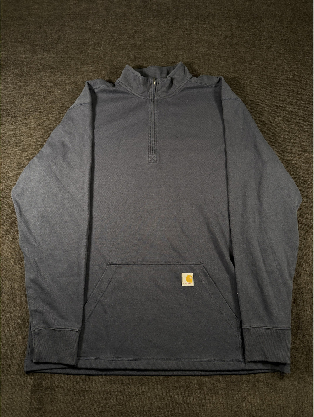 Carhartt Relaxed Fit 2XL Tall Quarter Zip Pullover Hoodie